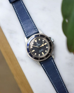 tudor snowflake blue watch strap