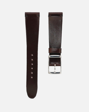 Unlined Burgundy Shell Cordovan Watch Strap