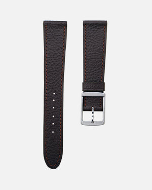 Dark Chocolate Brown Leather Watch Strap