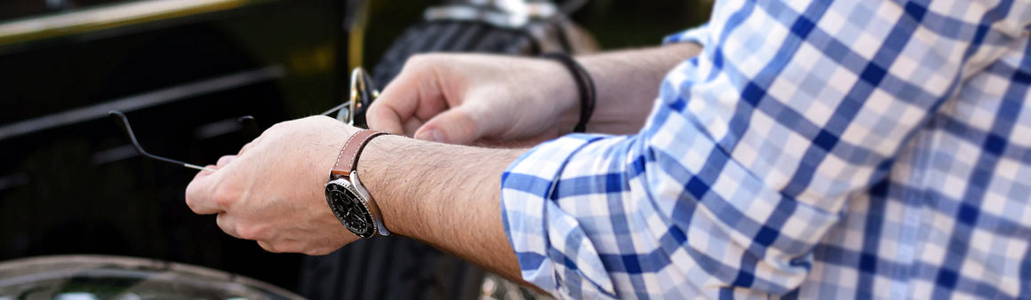 handmade leather straps