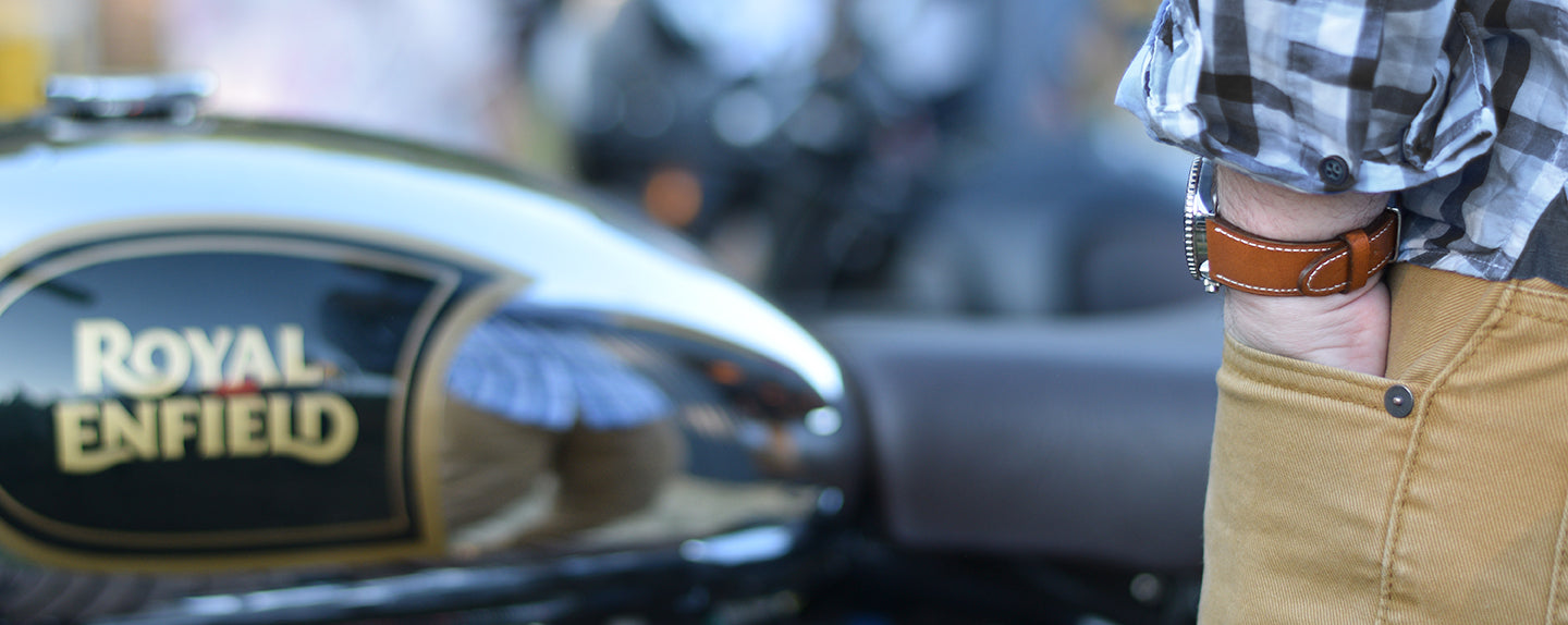 handmade leather straps