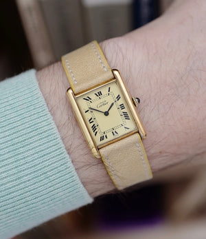 The Homem Watch Strap In Mustard