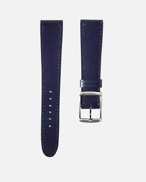 Prussian Blue Saffiano Watch Strap