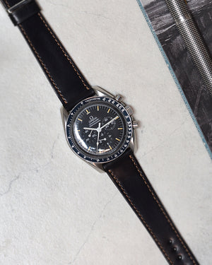omega speedmaster Black  Shell Cordovan Watch Strap