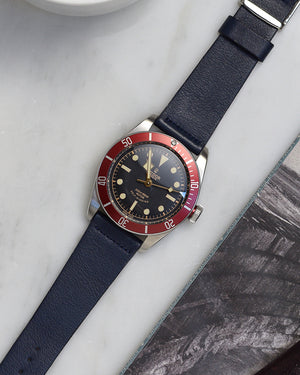 black bay red watch strap
