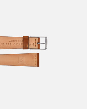 Natural Brown Leather Watch Strap