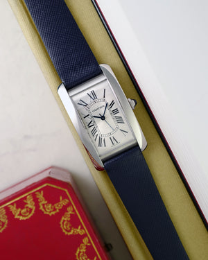 Prussian Blue Stitchless Saffiano Watch Strap