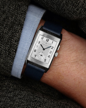 Prussian Blue Stitchless Saffiano Watch Strap
