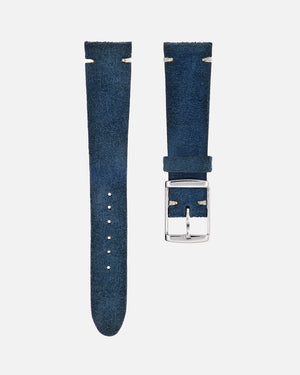 Deep Blue Suede Watch Strap
