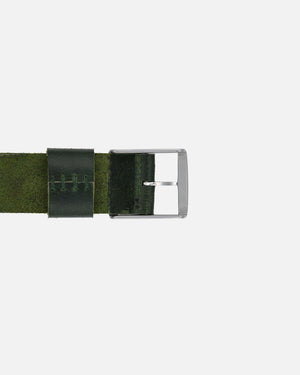 Green Single-Piece Shell Cordovan Watch Strap