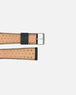 British Green Racing Leather Watch Strap