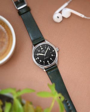 Green Shell Cordovan Watch Strap for IWC mark 18
