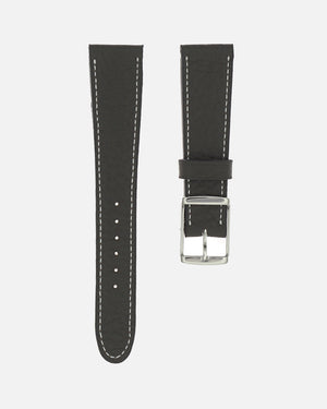 grey leather watch strap