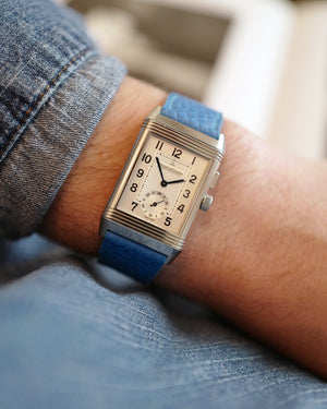 Light Blue Pebbled Watch Strap