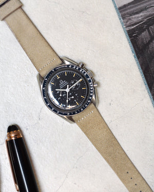 Omega Speedmaster suede strap