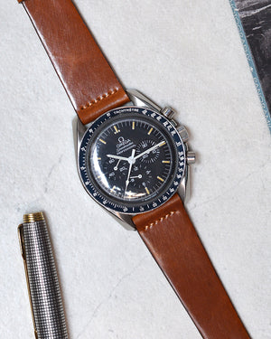 omega Brown Leather Watch Strap