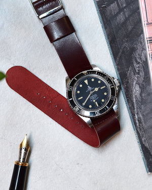 leather nato strap for tudor 7928