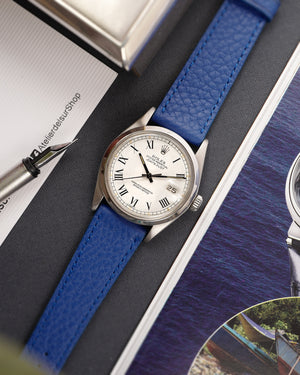 Pacific Blue Pebbled Watch Strap