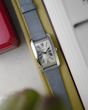 Steel Grey Stitchless Saffiano Watch Strap