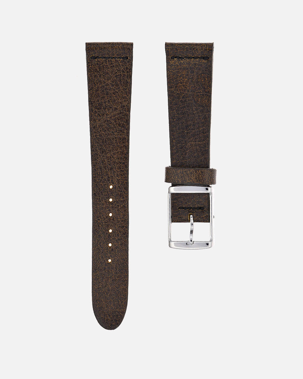 【ADERERROR】Cinder Watch Strap Brown LeatherStrapBrownBack0.