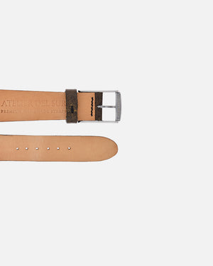 Vintage Brown Leather Watch Strap